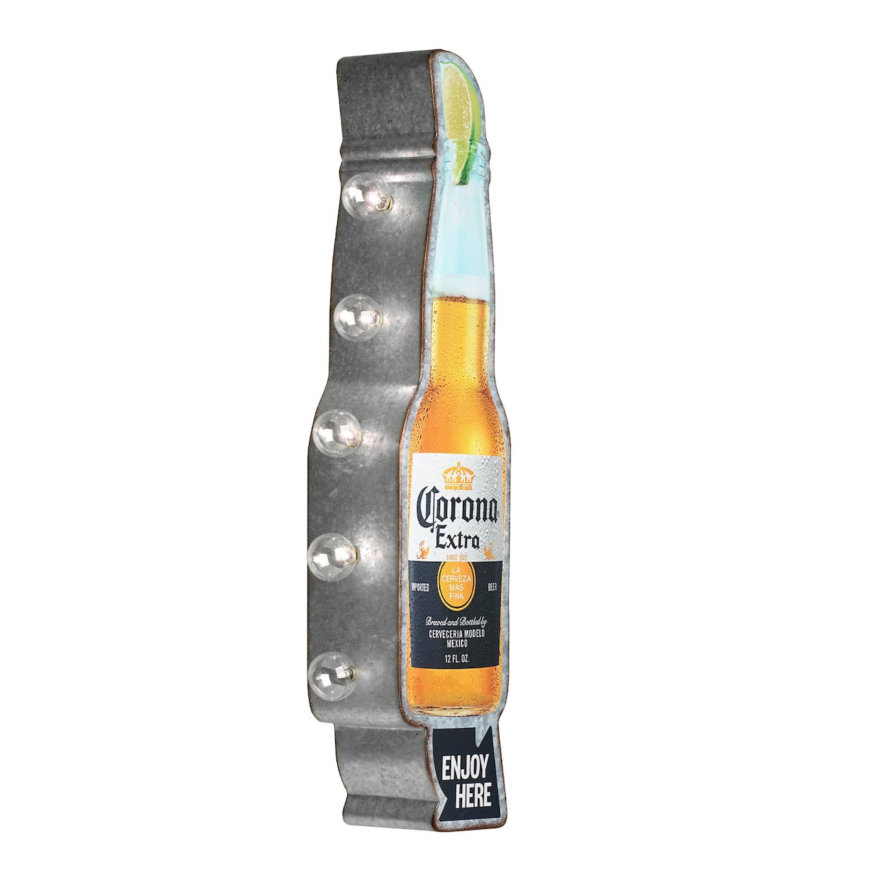American Art Decor 25" Metal Corona Extra LED Marquee Sign
